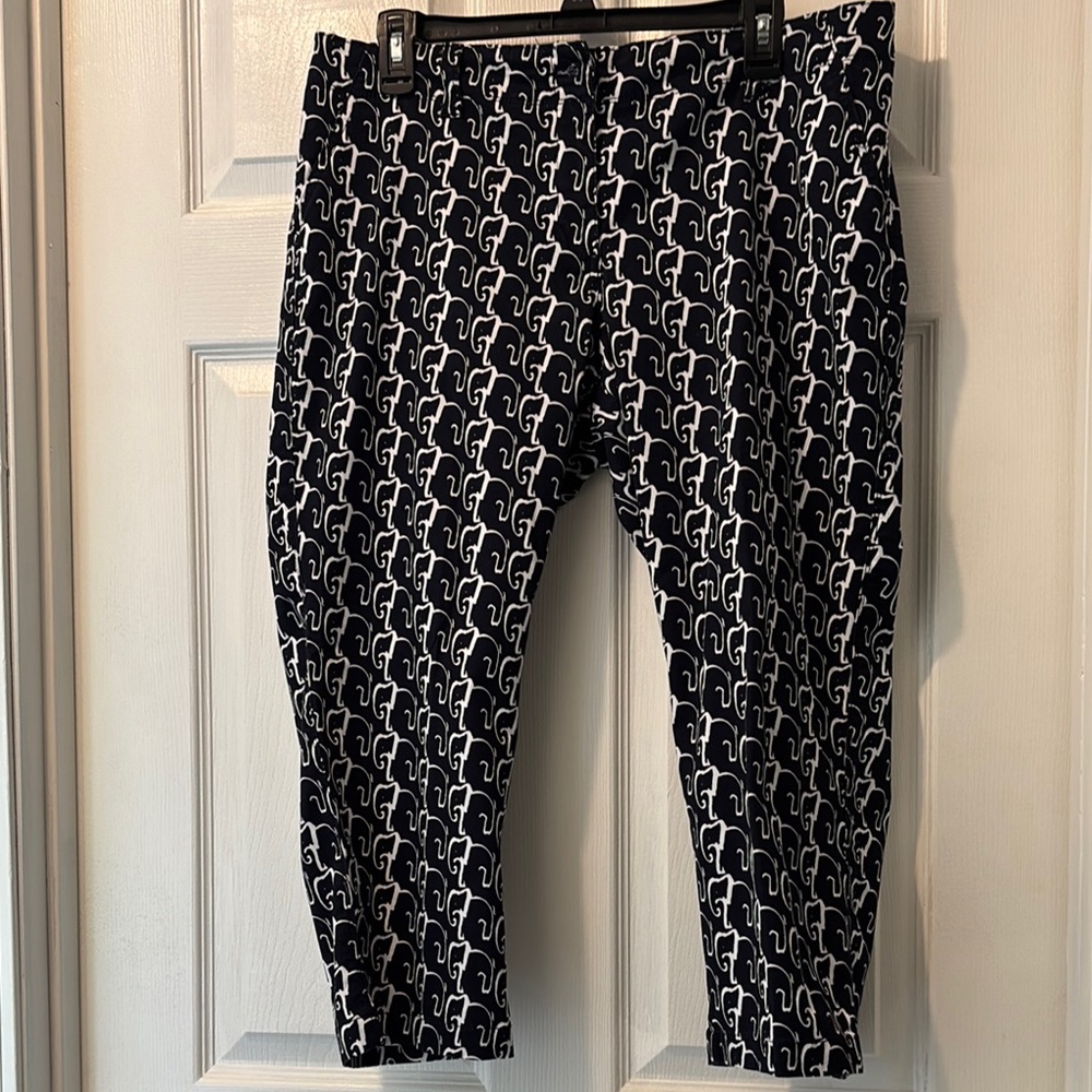 Black and White Patterned Pants